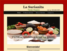 Tablet Screenshot of lasurianita.com